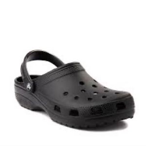 NWT Classic Black Crocs m6/w8